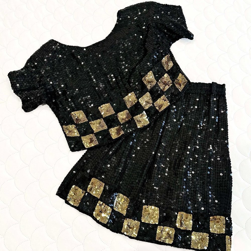 Vtg Sequin Set - image 1